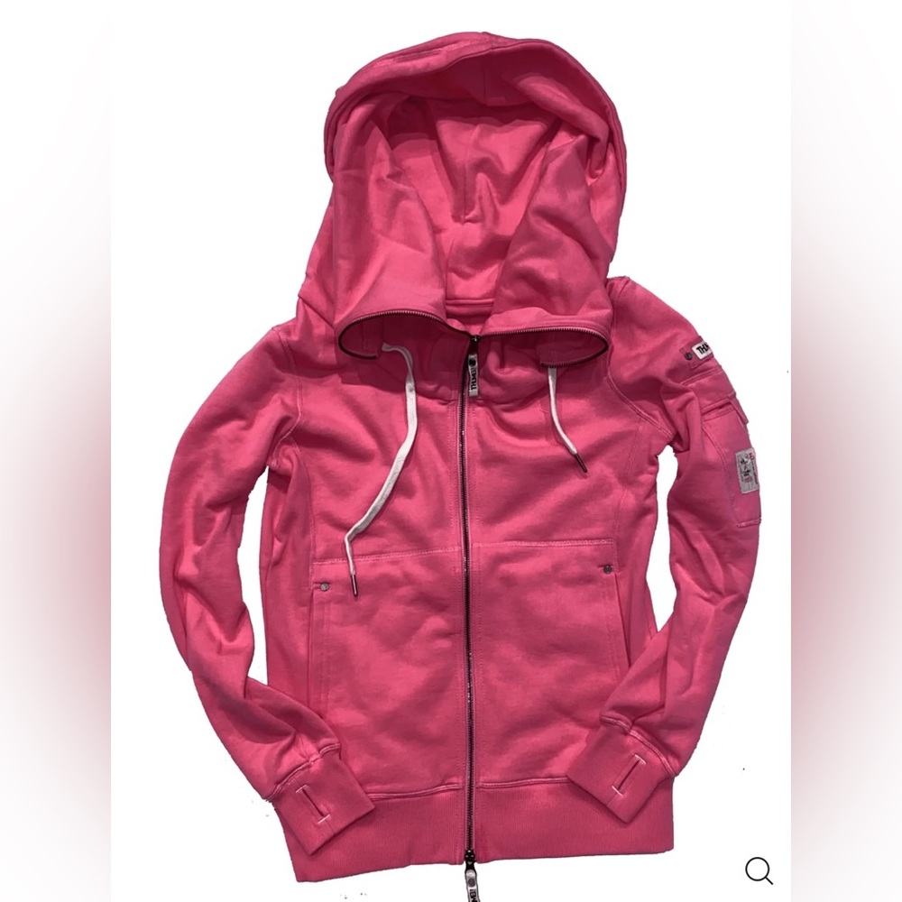 THUMB UNITED The Casey Fleece Susan G. Komen Full Zip Hoodie Fleece Sweatshirt